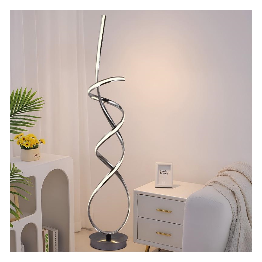 LED gulvlampe dæmpbar LED/80W/230V 3000-6500K + fjernbetjening