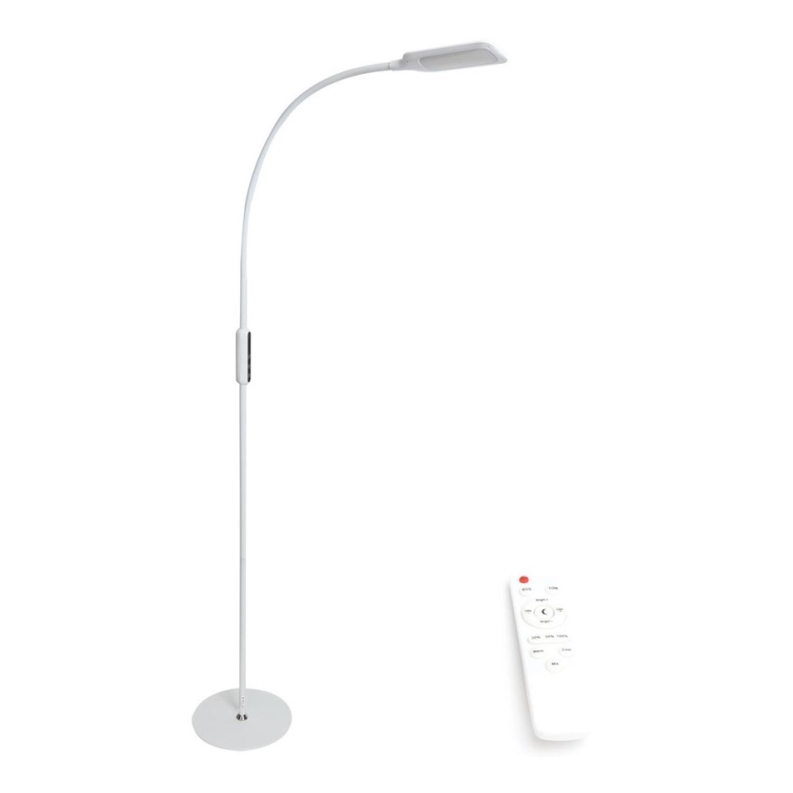 LED gulvlampe dæmpbar LED/9W/230V 3000-6500K hvid + fjernbetjening