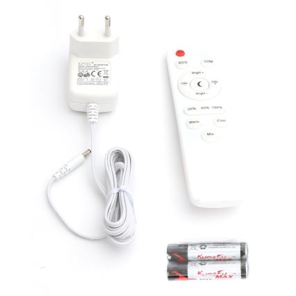 LED gulvlampe dæmpbar LED/9W/230V 3000-6500K hvid + fjernbetjening