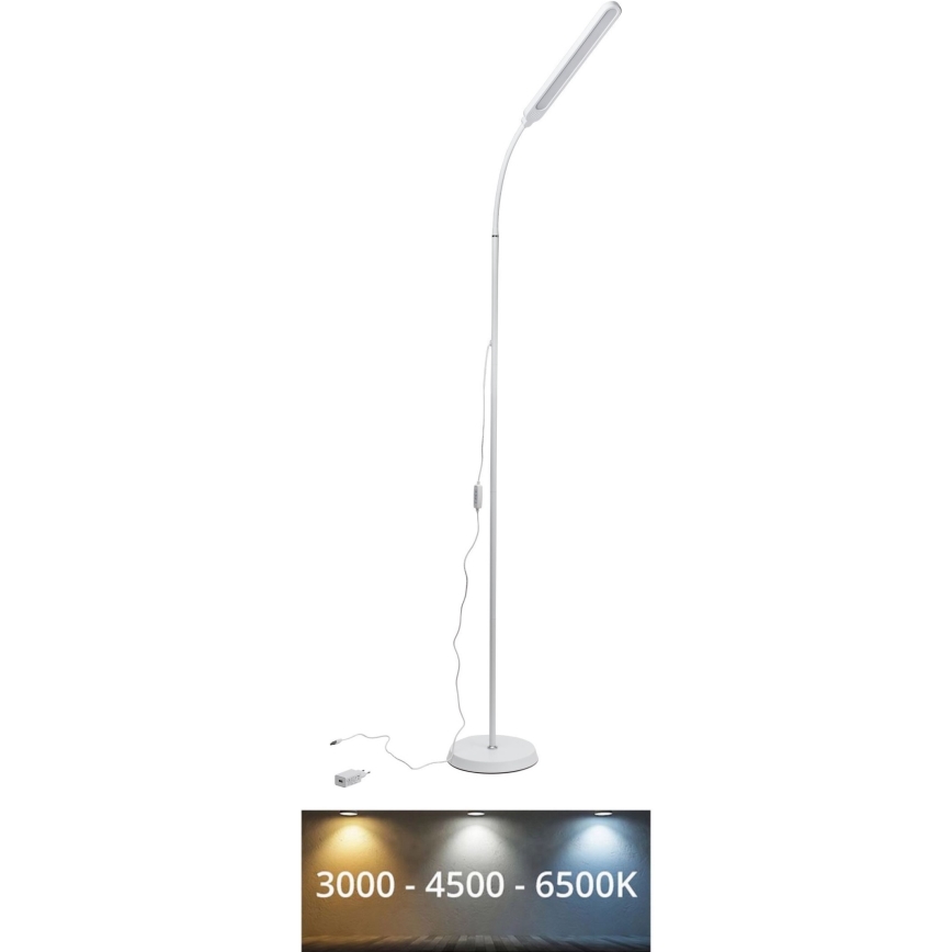 LED gulvlampe dæmpbar SIGNUS LED/10W/230V 3000/4500/6500K hvid