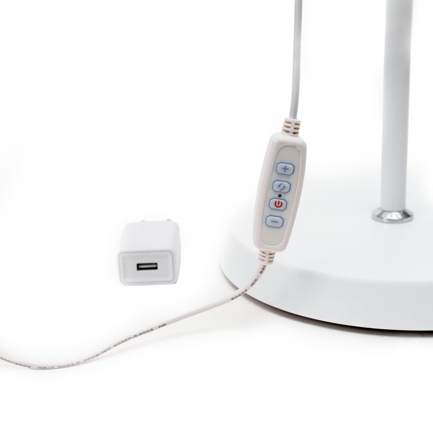 LED gulvlampe dæmpbar SIGNUS LED/10W/230V 3000/4500/6500K hvid