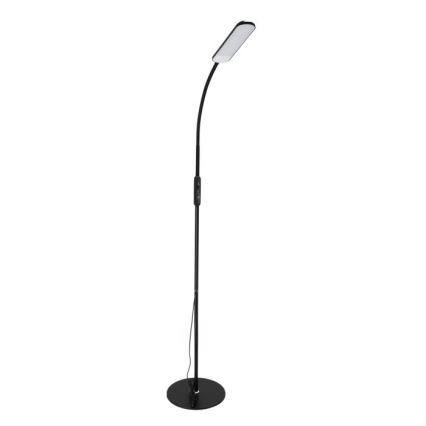 LED gulvlampe dæmpbar TEILO LED/10W/230V 3000/4000/6500K sort + fjernbetjening