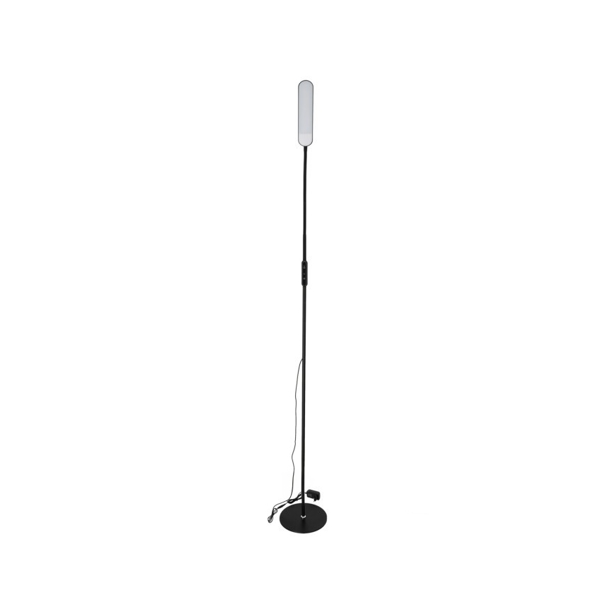 LED gulvlampe dæmpbar TEILO LED/10W/230V 3000/4000/6500K sort + fjernbetjening