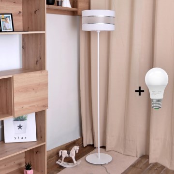 LED Gulvlampe HELEN 1xE27/15W/230V hvid