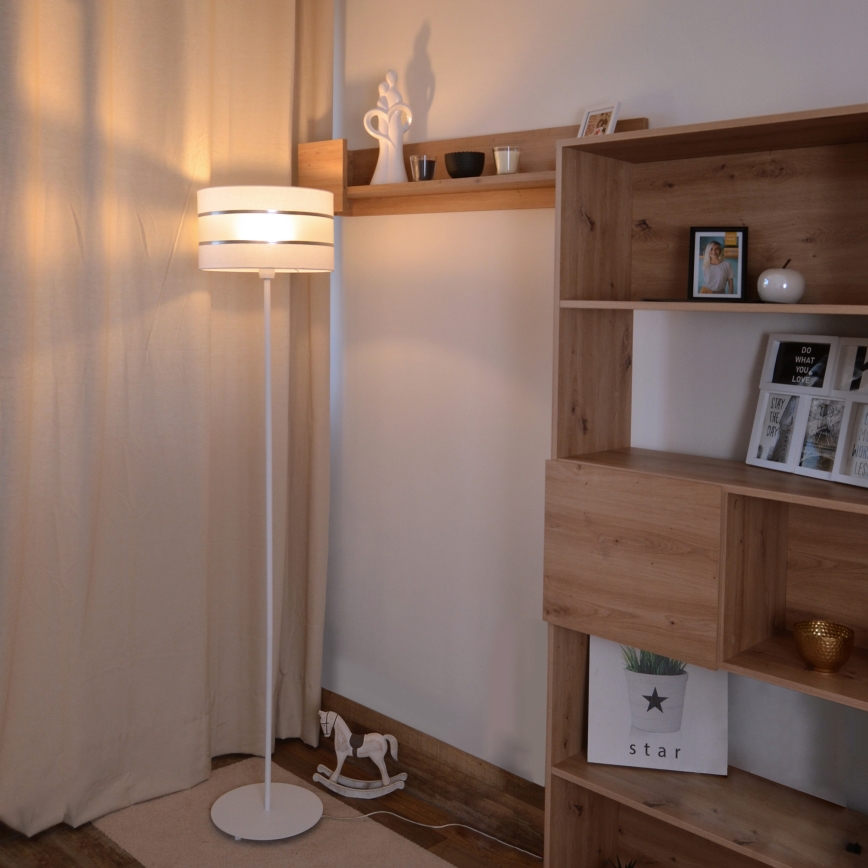 LED Gulvlampe HELEN 1xE27/15W/230V hvid