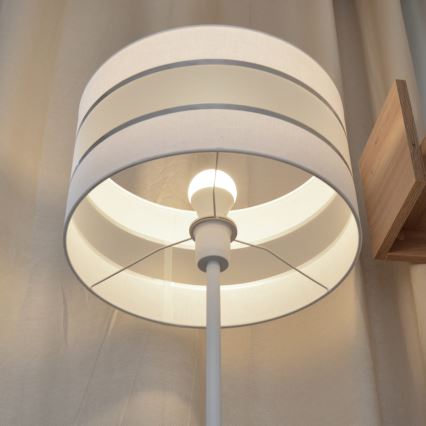 LED Gulvlampe HELEN 1xE27/15W/230V hvid