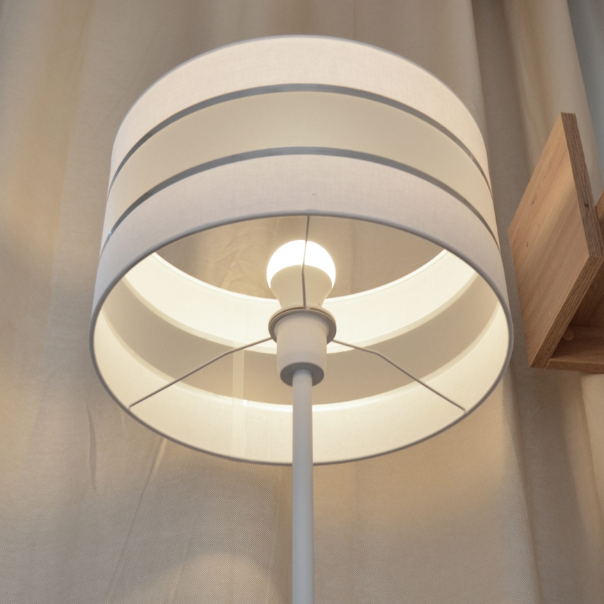 LED Gulvlampe HELEN 1xE27/15W/230V hvid