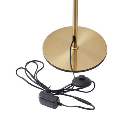 LED gulvlampe LED/10W/230V 3000K guldfarvet