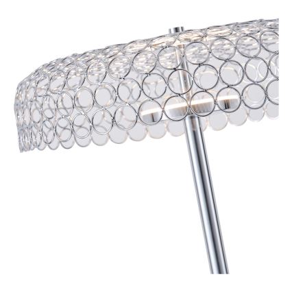LED gulvlampe LED/10W/230V 3000K skinnende krom