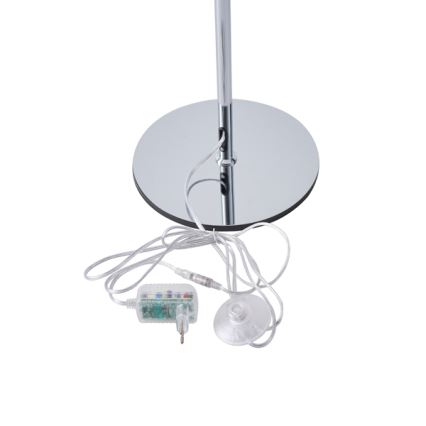 LED gulvlampe LED/10W/230V 3000K skinnende krom