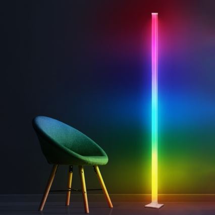 LED gulvlampe m. RGBW-farver dæmpbar MAGICAL LED/7W/230V + fjernbetjening