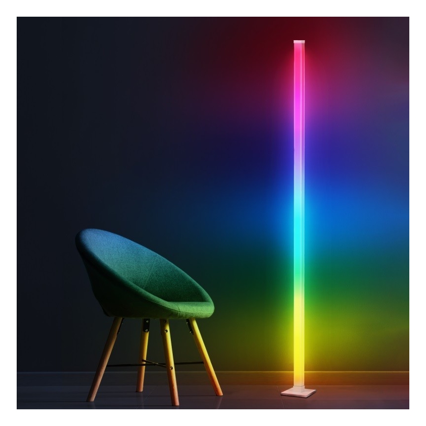 LED gulvlampe m. RGBW-farver dæmpbar MAGICAL LED/7W/230V + fjernbetjening