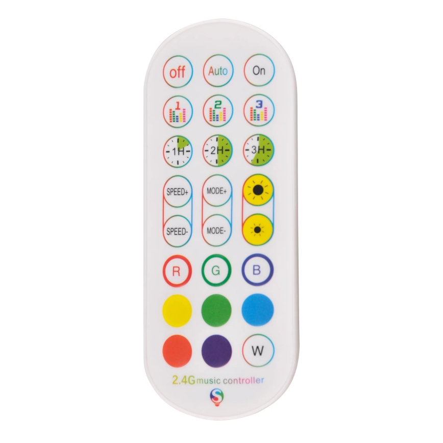 LED gulvlampe m. RGBW-farver dæmpbar MAGICAL LED/7W/230V + fjernbetjening