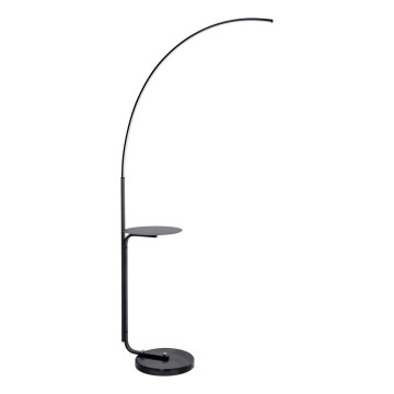 LED gulvlampe med bord LED/20W/230V 3000-6500K sort