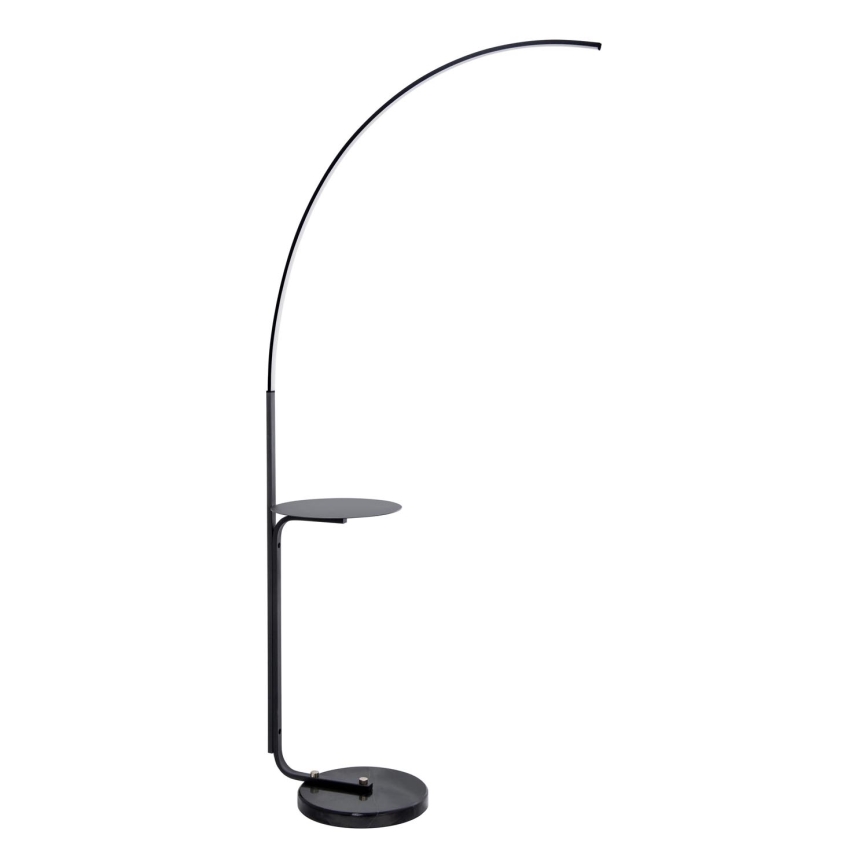 LED gulvlampe med bord LED/20W/230V 3000-6500K sort