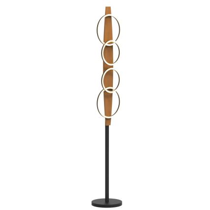 LED-gulvlampe MELISA LED/25W/230V, fyrretræ