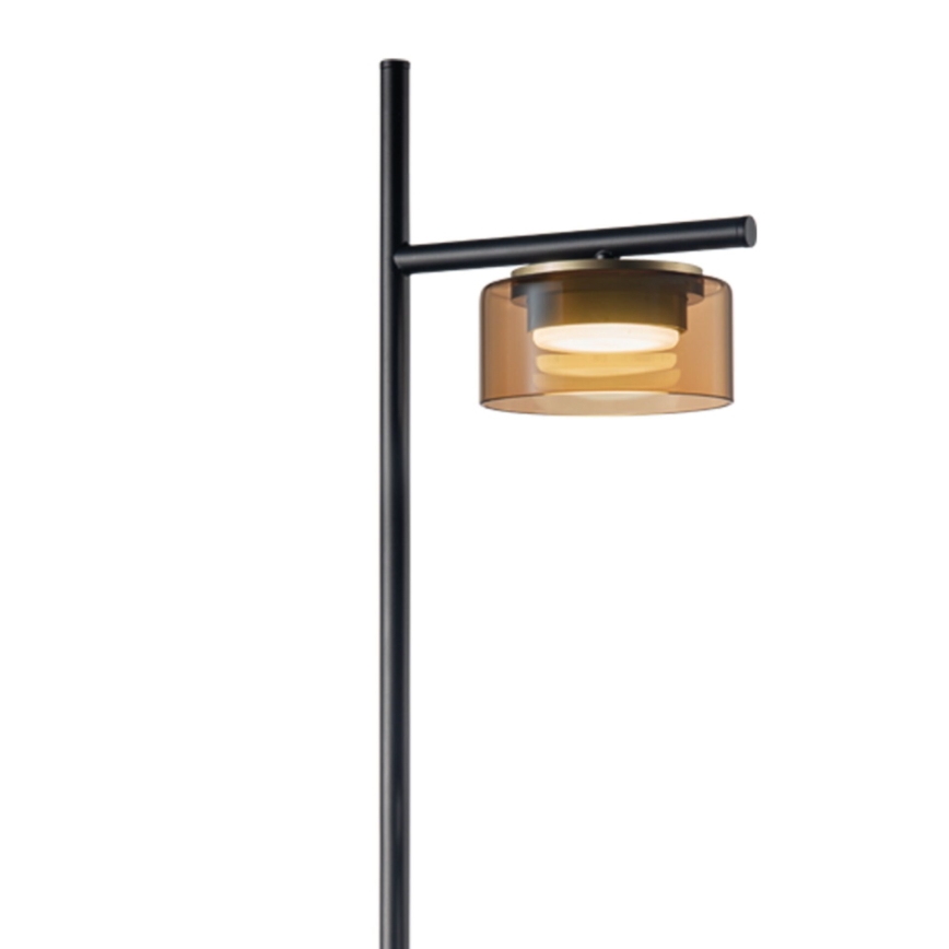 LED gulvlampe OFELIA 1xGX53/6W/230V sort/beige
