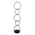 LED-gulvlampe PETRA LED/48W/230V sort