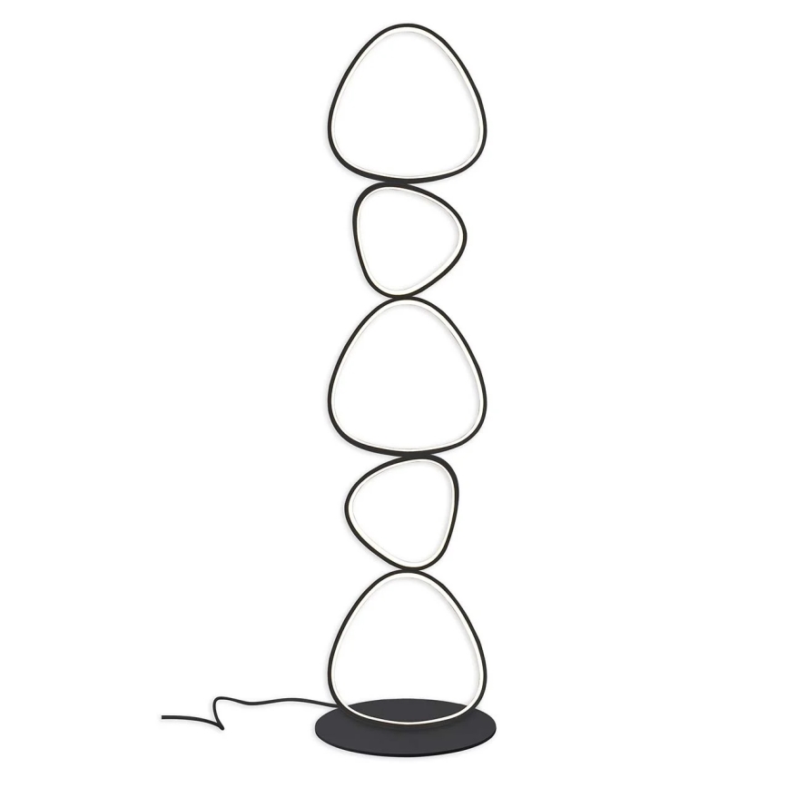 LED-gulvlampe PETRA LED/48W/230V sort