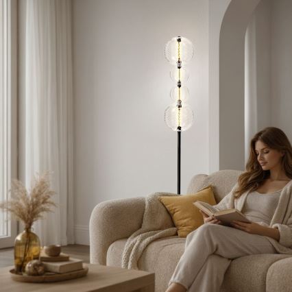 LED-gulvlampe PLAYA LED/15W/230V, sort