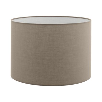 LED-gulvlampe TUNJA 1 x E27 / 20 W / 230 V Ø 30 cm mat krom/taupe