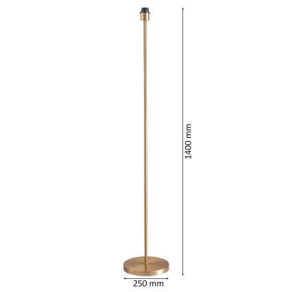 LED gulvlampe TUNJA 1xE27/20W/230V Ø 30 cm guld/hvid