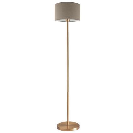 LED-gulvlampe TUNJA 1xE27/20W/230V Ø 30 cm guld/taupe
