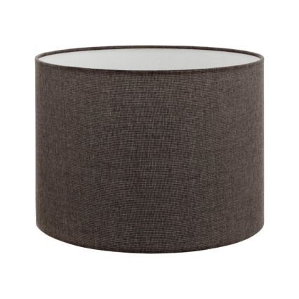 LED-gulvlampe TUNJA 1xE27/20W/230V Ø 30 cm mat krom/brun