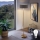 LED-gulvlampe TUNJA 1xE27/20W/230V Ø 38 cm guld/brun