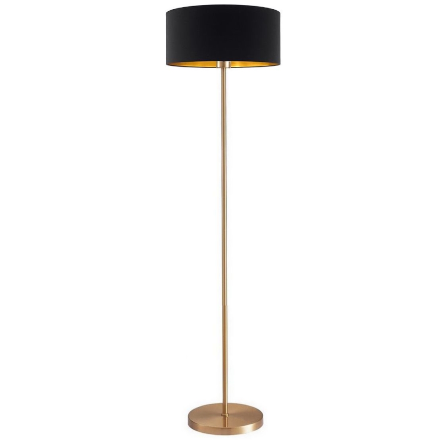 LED gulvlampe TUNJA 1xE27/20W/230V Ø 38 cm guld/sort