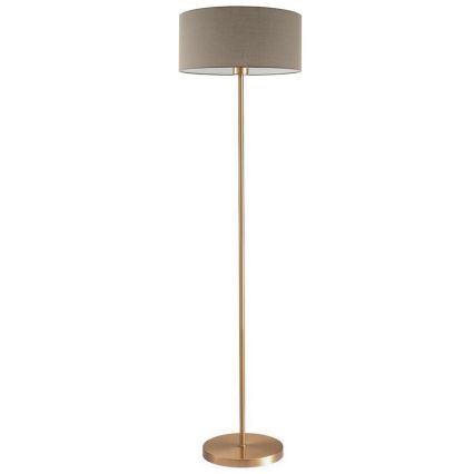 LED gulvlampe TUNJA 1xE27/20W/230V Ø 38 cm guld/taupe