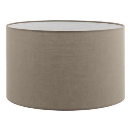 LED Gulvlampe TUNJA 1xE27/20W/230V Ø 38 cm mat krom/taupe