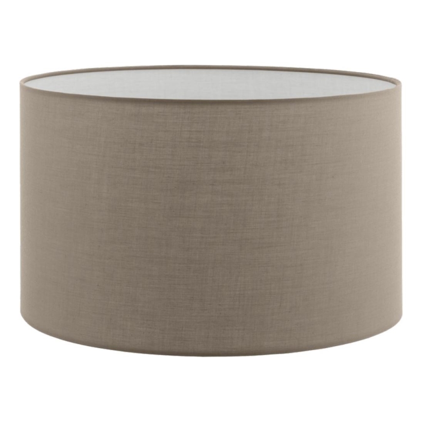 LED Gulvlampe TUNJA 1xE27/20W/230V Ø 38 cm mat krom/taupe