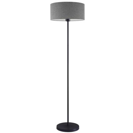 LED gulvlampe TUNJA 1xE27/20W/230V Ø 38 cm sort/grå