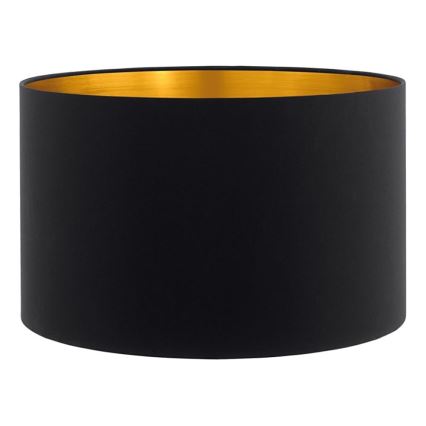 LED-gulvlampe TUNJA 1xE27/20W/230V Ø 38 cm sort