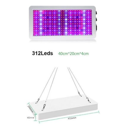 LED hængelampe til plantevækst LED/36W/230V IP44