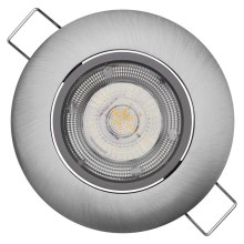 LED hængende loftslampe EXCLUSIVE 1xLED/5W/230V 4000 K sølv