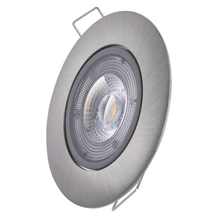 LED hængende loftslampe EXCLUSIVE 1xLED/5W/230V 4000 K sølv