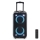 LED højtaler m. RGB-farver genopladelig 240W/4000 mAh + fjernbetjening