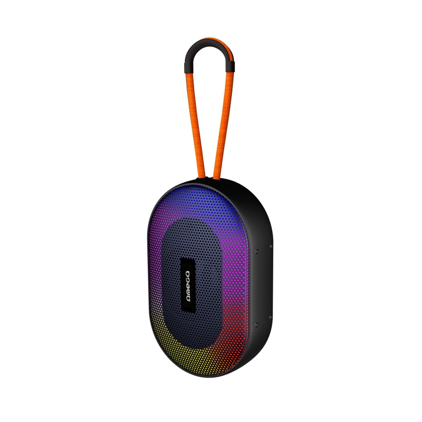 LED højtaler m. RGB-farver genopladelig 5W/1200mAh