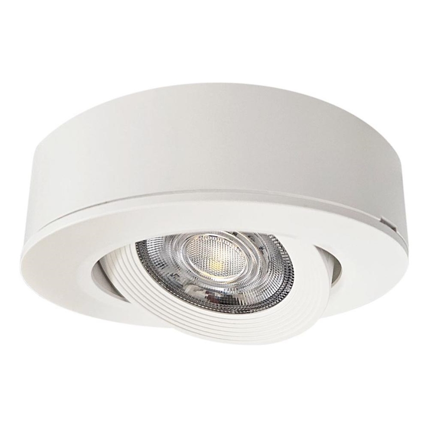 LED Indbygget/overflademonteret spotlampe 02.01.2001 LED/5W/230V 4200K diameter 9,3 cm hvid