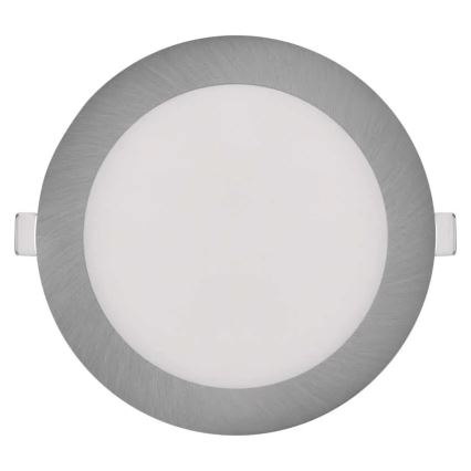 LED indbygningsarmatur NEXXO LED/12,5W/230V 3000/3500/4000K sølv Ø 17 cm
