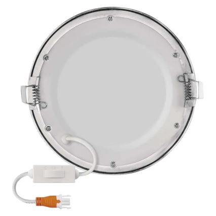 LED indbygningsarmatur NEXXO LED/12,5W/230V 3000/3500/4000K sølv Ø 17 cm