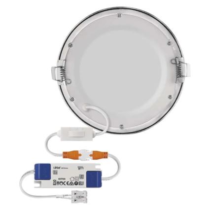 LED indbygningsarmatur NEXXO LED/12,5W/230V 3000/3500/4000K sølv Ø 17 cm