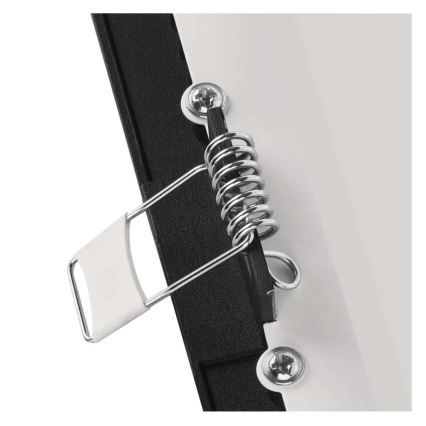 LED-indbygningsarmatur NEXXO LED/18W/230V 3000/3500/4000K sort 22,5 x 22,5 cm