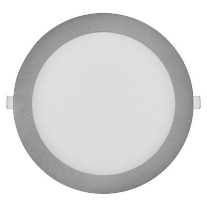 LED indbygningsarmatur NEXXO LED/18W/230V 3000/3500/4000K sølv Ø 22,5 cm