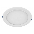 LED indbygningsarmatur SIGARO LED/18W/230V 3000/4000/6500K Ø 22 cm hvid