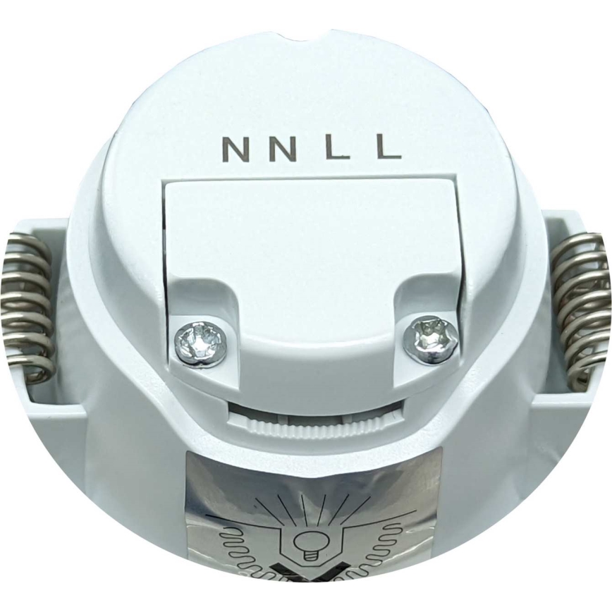 LED indbygningsspot til badeværelse BONO LED/8W/230V 4000K IP65 mat krom