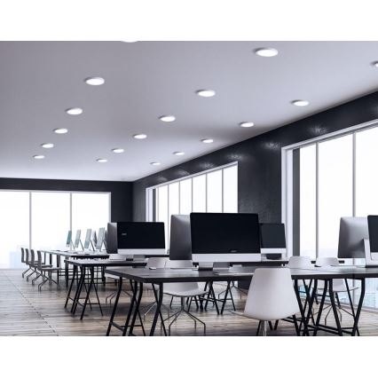 LED indbygningslampe ALGINE 02.01.2001 LED/18W/230V 3000K