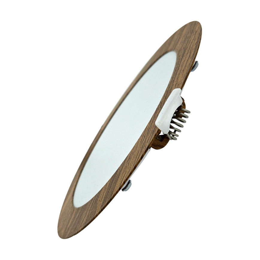 LED indbygningslampe CIRCLE LED/12W/230V 4200K diameter 16,7 cm brun